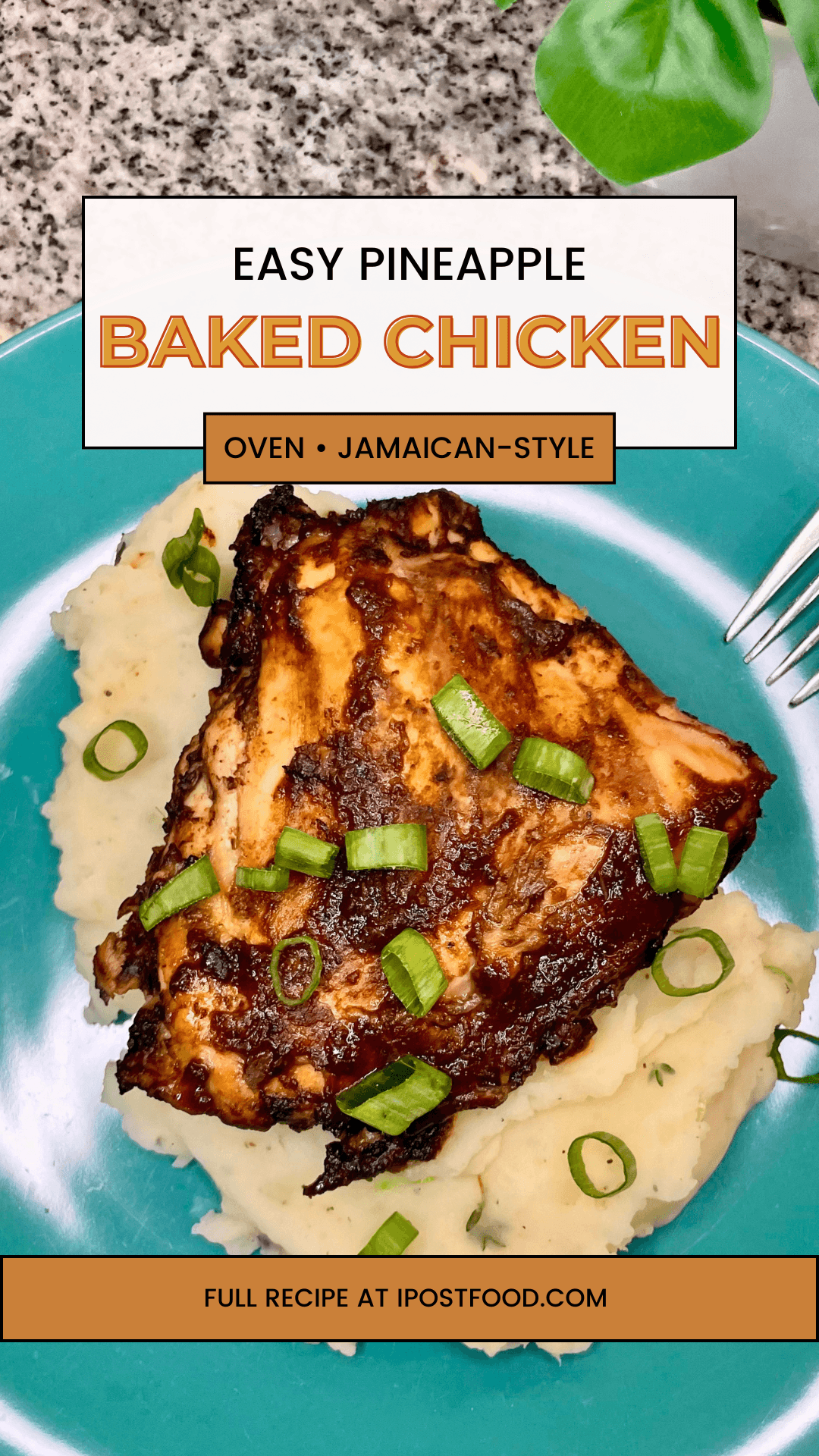 Easy Jamaican Pineapple Baked Chicken - TheShyFoodBlogger