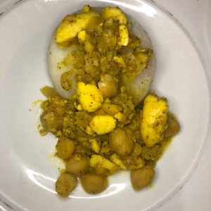 Curried Ackee and Chickpeas - TheShyFoodBlogger