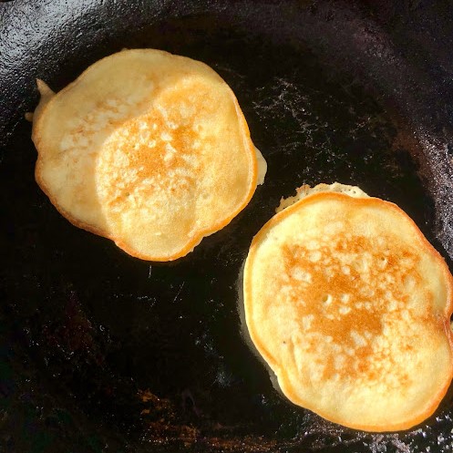 Frying Pancakes - TheShyFoodBlogger
