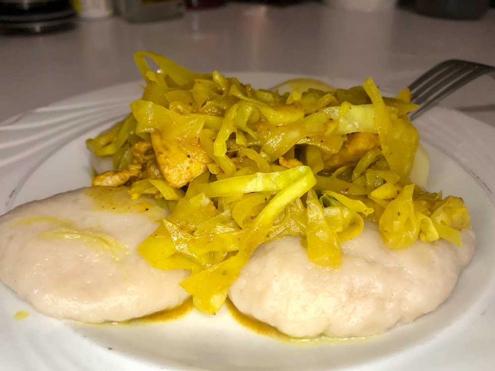 Curry Chicken & Cabbage - TheShyFoodBlogger