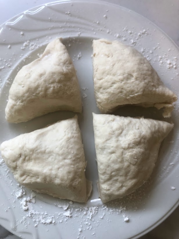 Dough Cut Into Pieces - TheShyFoodBlogger