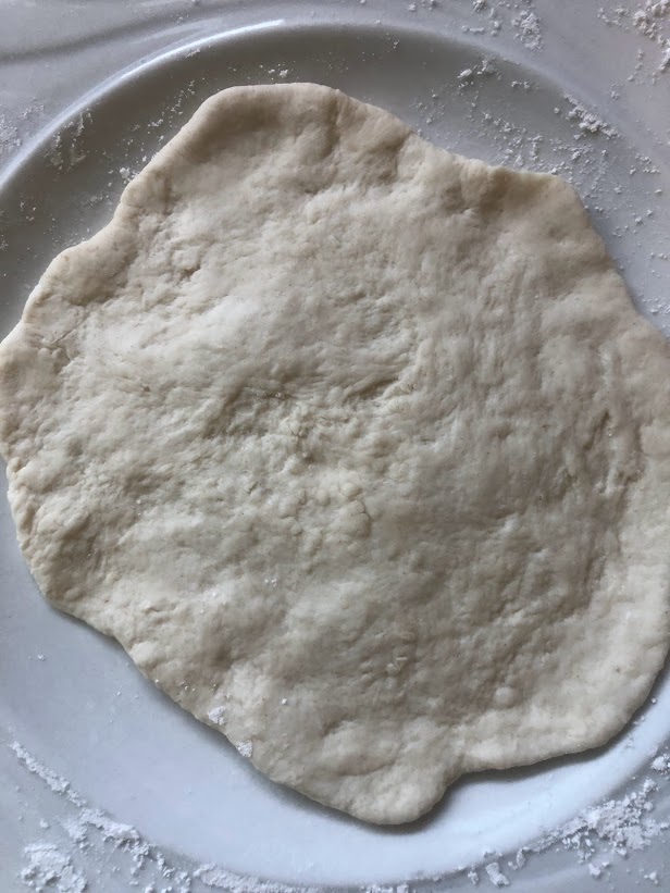 Flatbread Before Frying - TheShyFoodBlogger