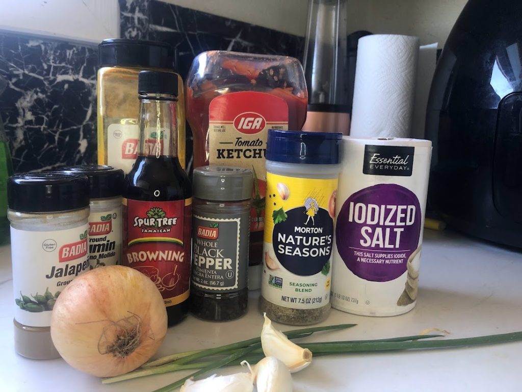 Ingredients Used - TheShyFoodBlogger