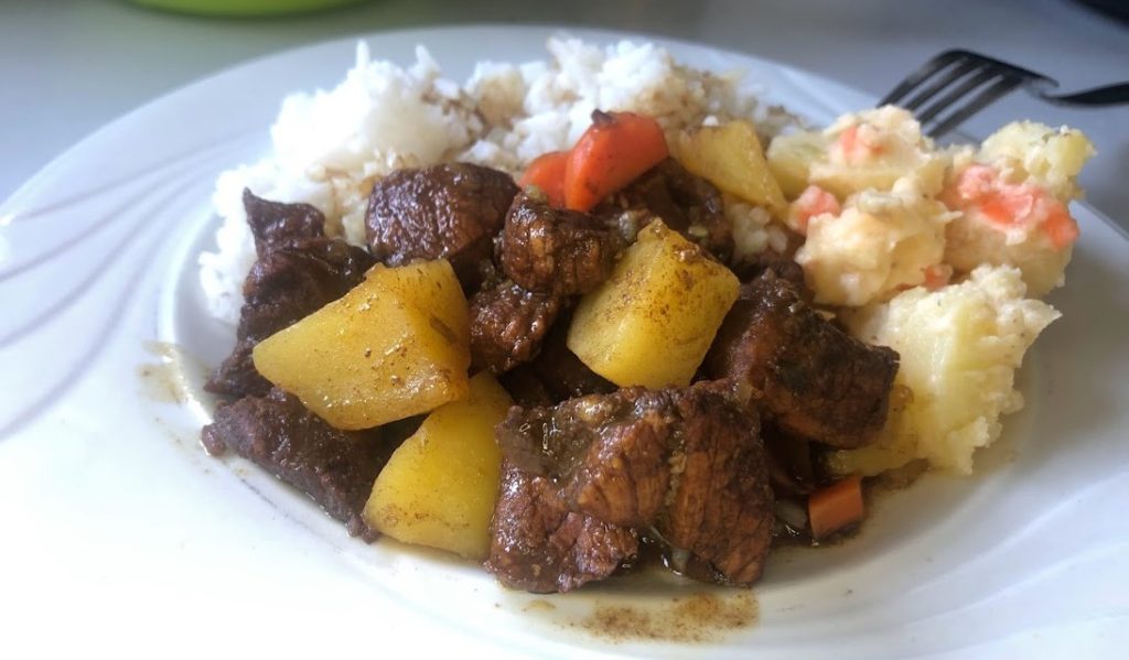 Jamaican Stew Pork - TheShyFoodBlogger