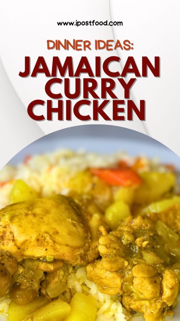Jamaican Curry Chicken _ TheShyFoodBlogger - Jamaican recipes 