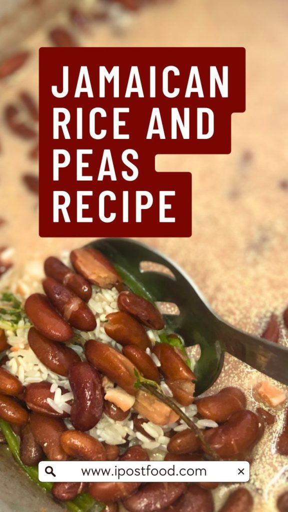 Jamaican Rice And Peas _ TheShyFoodBlogger