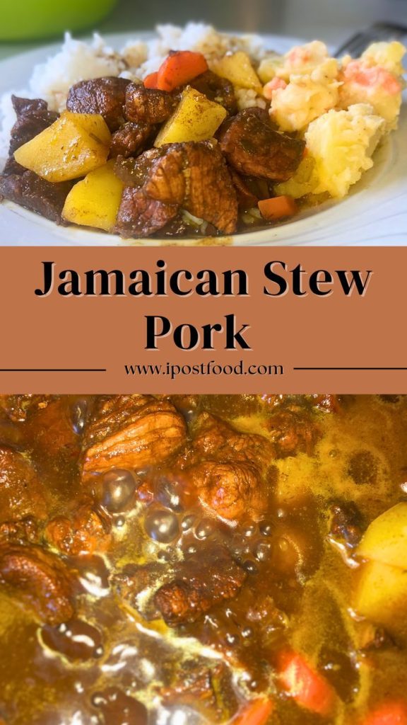 Jamaican Stew Pork _ TheShyFoodBlogger