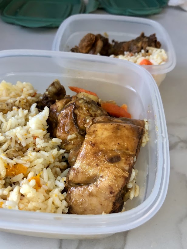 Jamaican recipes - Brown Stew Chicken - TheShyFoodBlogger 