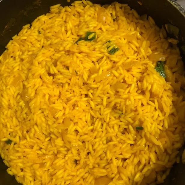 Cooked Yellow Rice