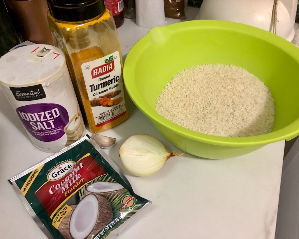 Turmeric Rice Ingredients