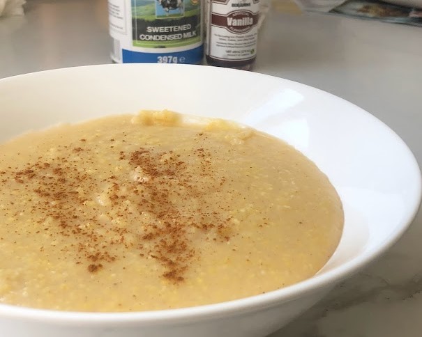 Jamaican Cornmeal Porridge - featured
