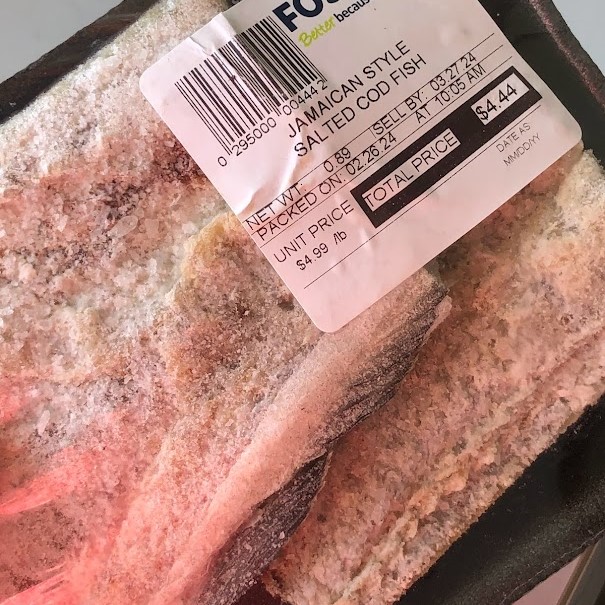 salt cod from the supermarket