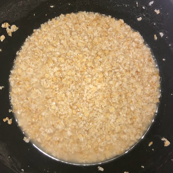 soaked rolled oats