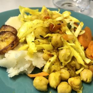 Chickpea Veggie Curry - recipe card