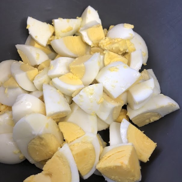 chopped hard-boiled eggs