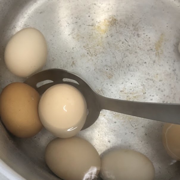 eggs boiling