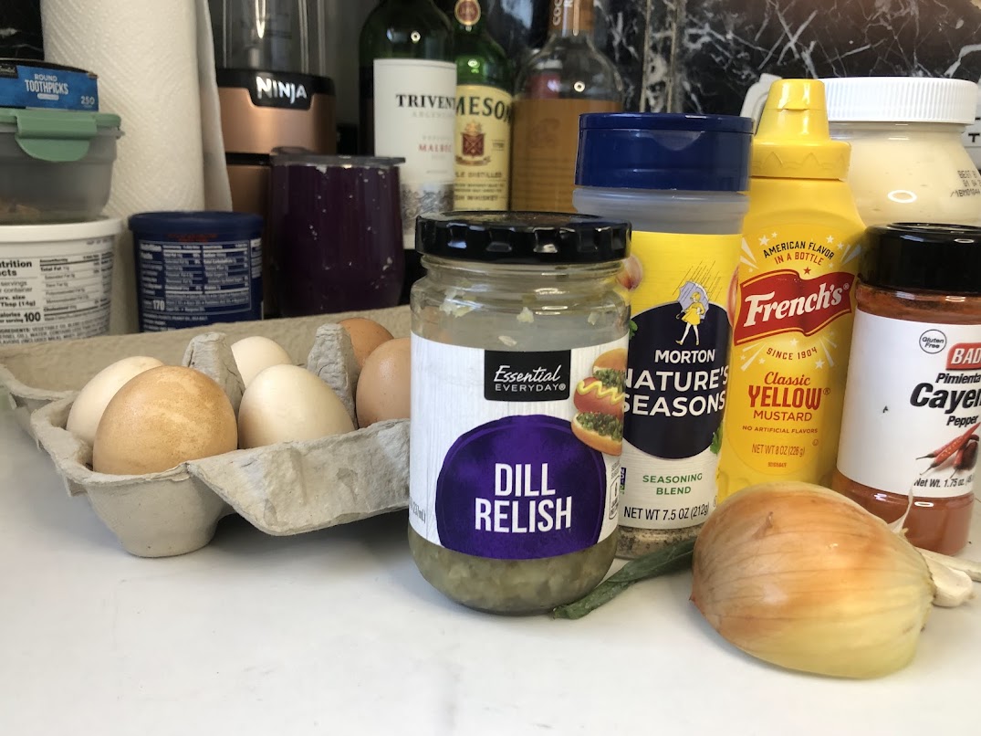 ingredients for egg salad