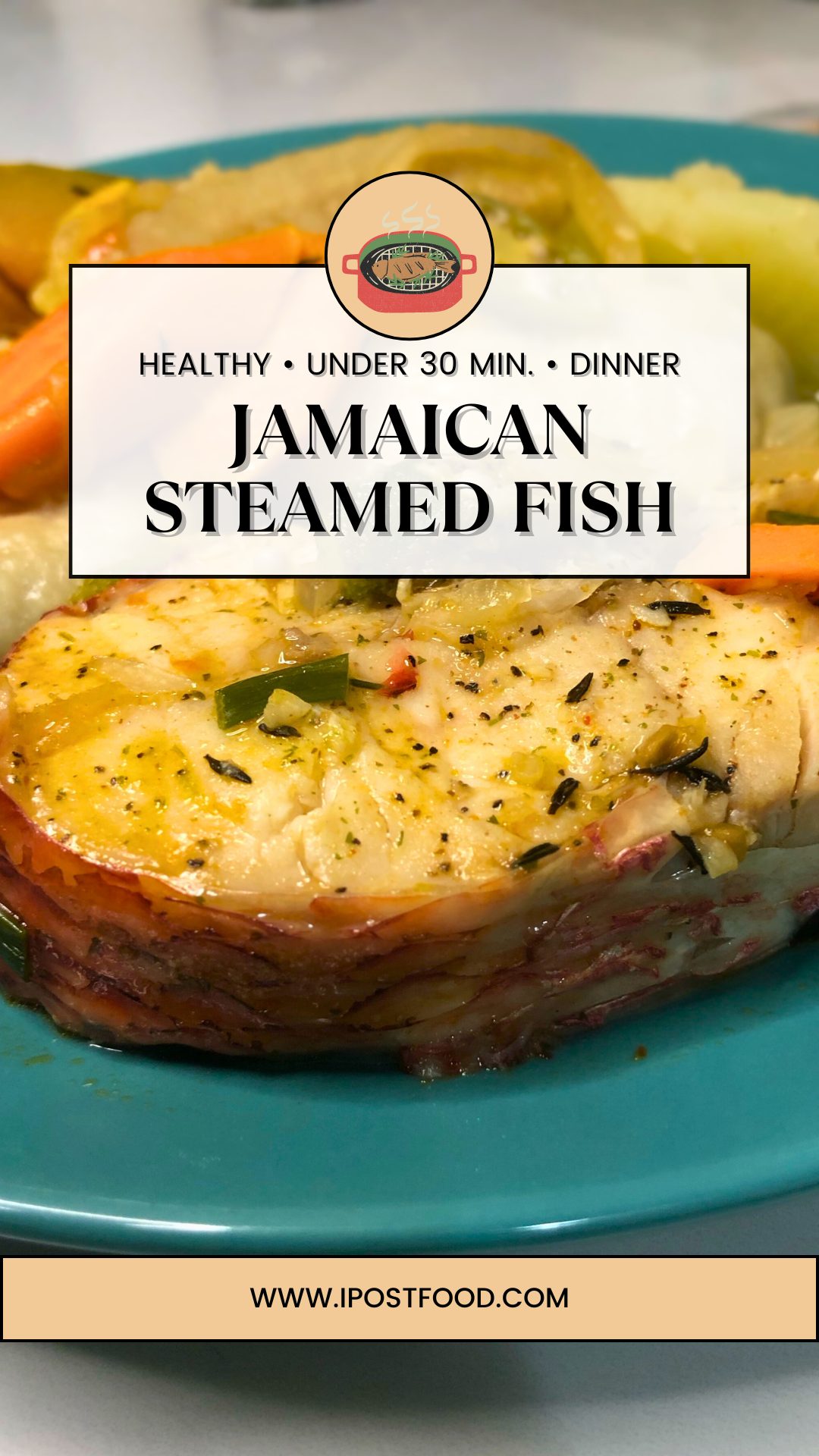 Steamed Fish Pinterest Pin