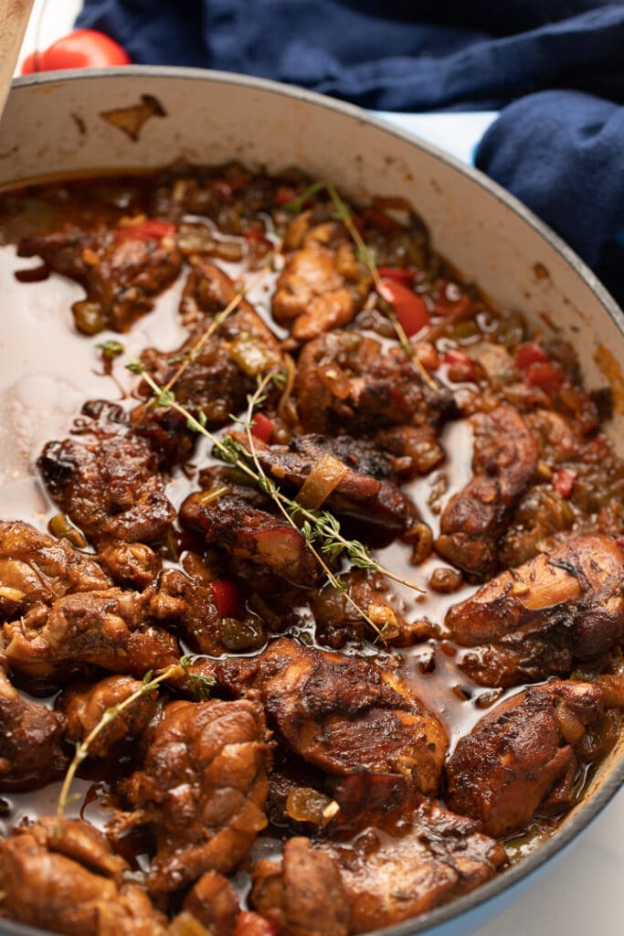 Brown Stew Chicken - My Forking Life