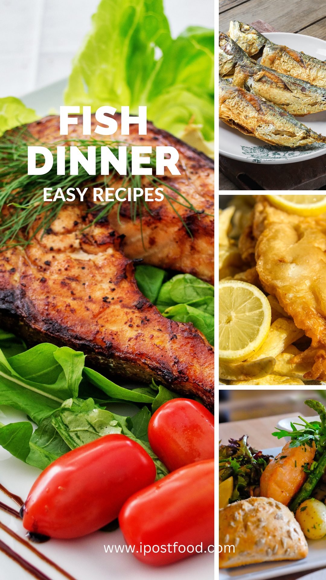 Fish Dinner Recipe Pinterest Pin