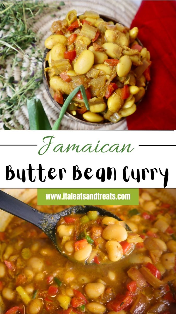 Jamaican Style Butter Bean Curry - Ital Eats and Treats