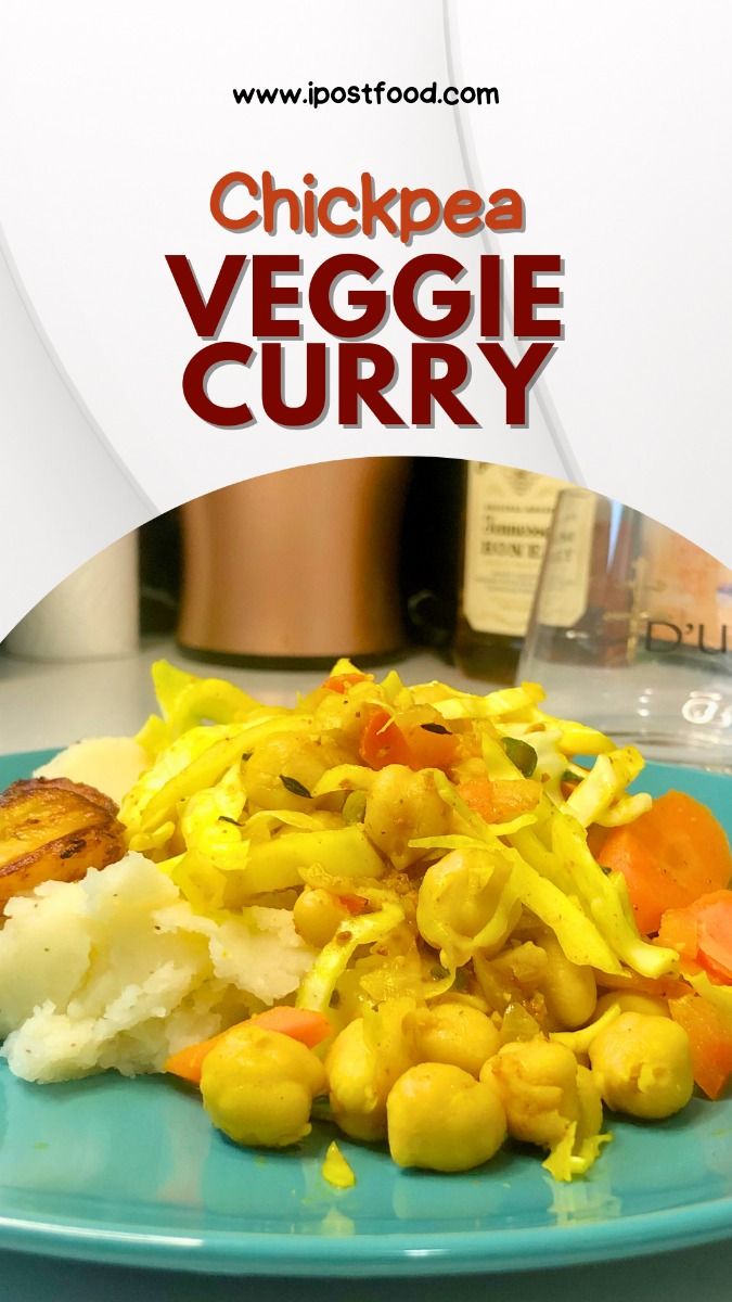 Vegan Chickpea Veggie Curry - TheShyFoodBlogger