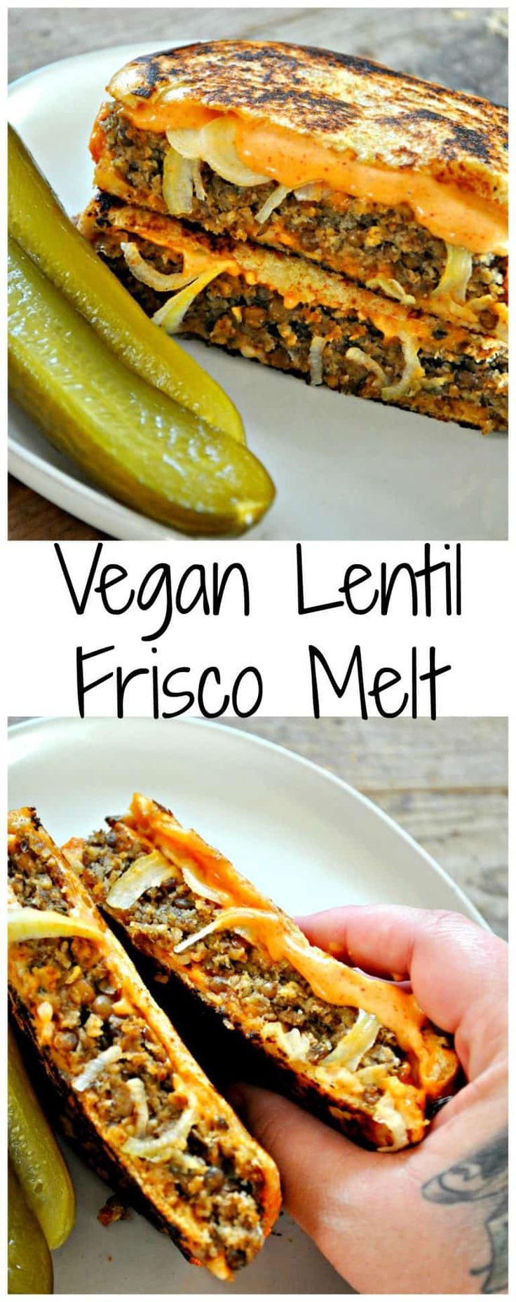 Vegan Lentil Frisco Melt - Rabbit and Wolves