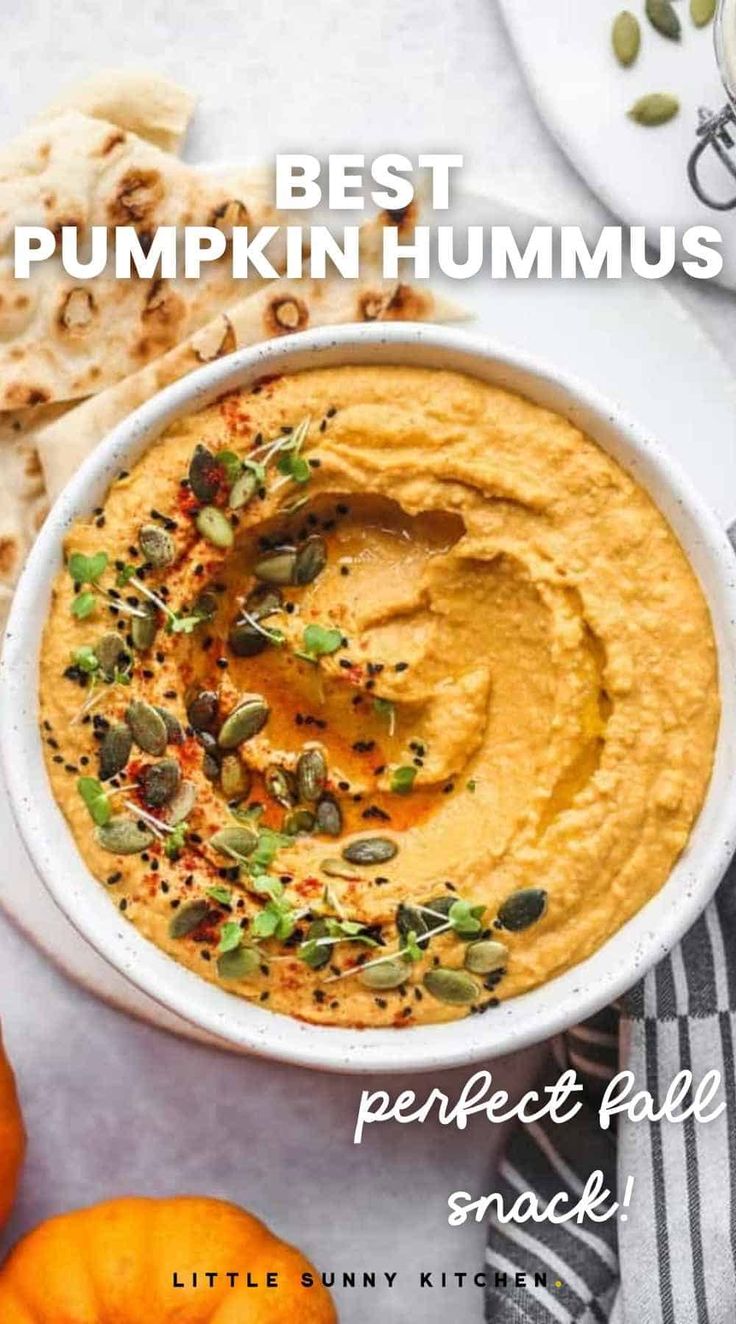 Easy Pumpkin Hummus Recipe - Little Sunny Kitchen