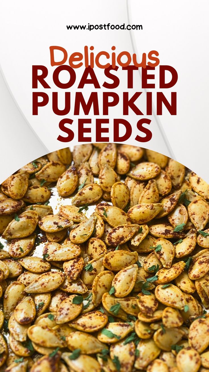 Easy Roasted Pumpkin Seeds - TheShyFoodBlogger