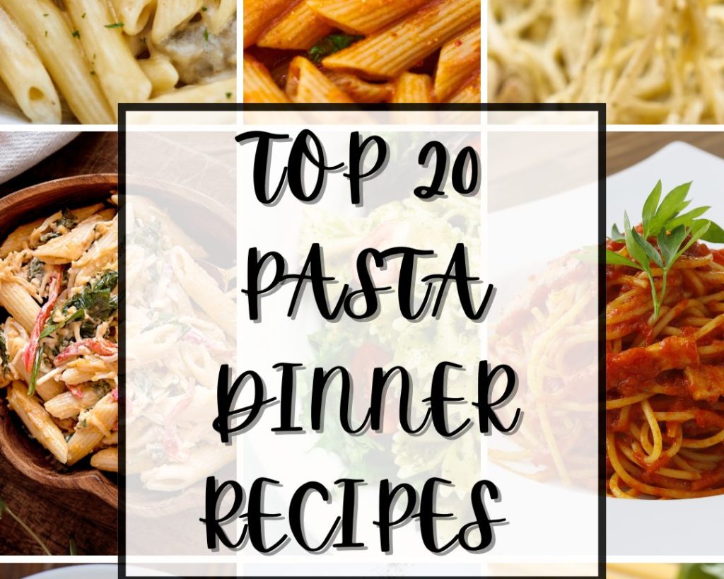 Pasta Dinner Pinterest Pin - featured image