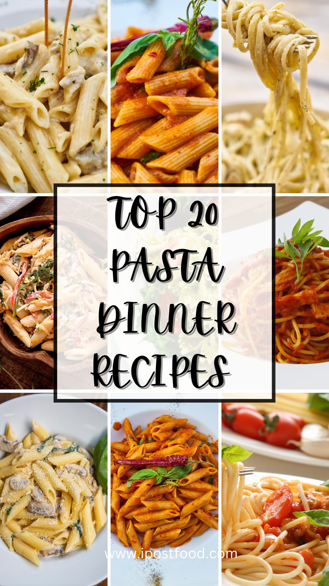 Pasta Dinner Pinterest Pin