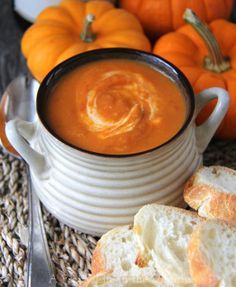 Roasted Tomato & Pumpkin Soup - A Pretty Life in the Suburbs