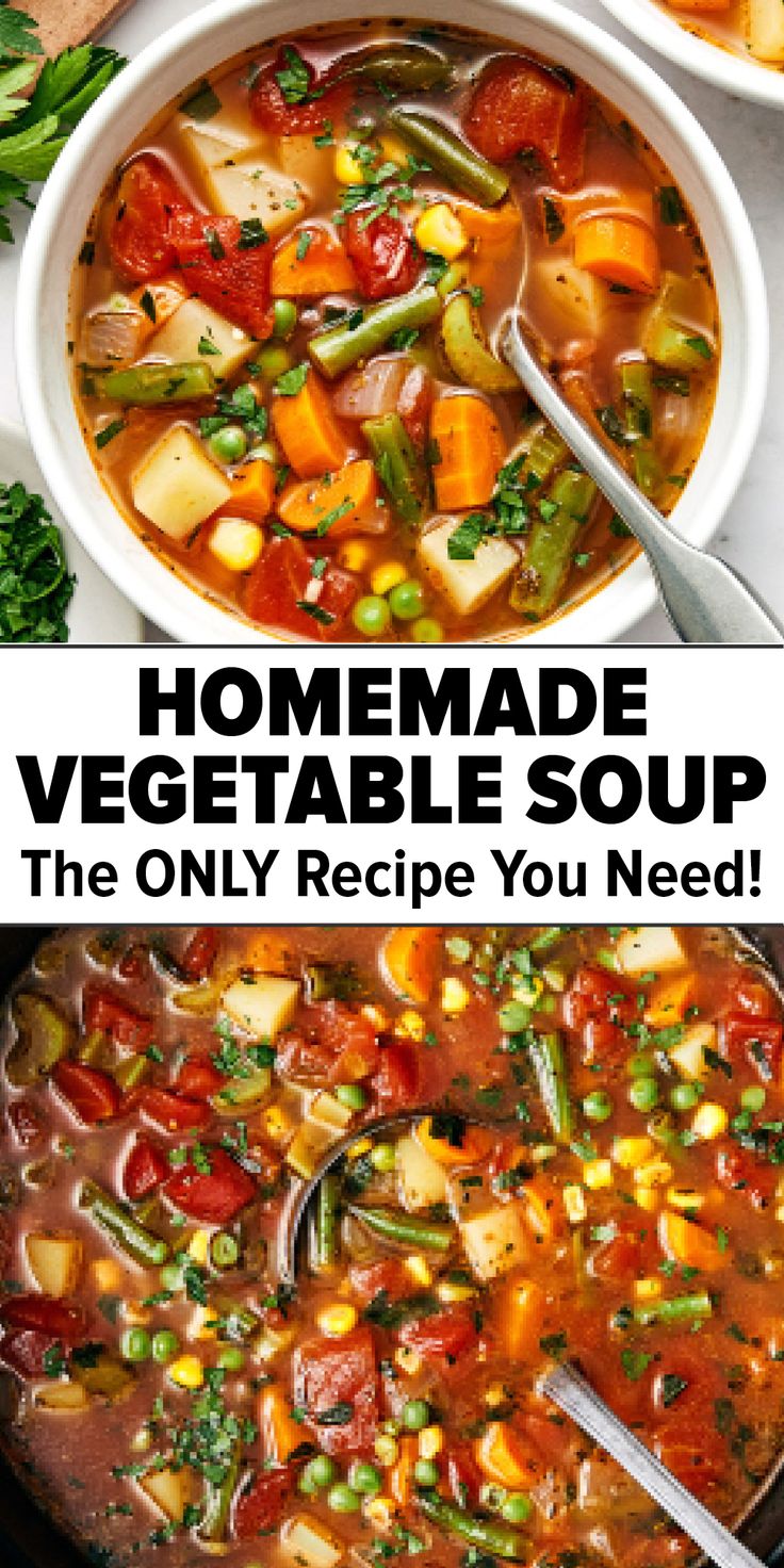 Vegetable Soup Recipe (Seriously the Best!) - Downshiftology