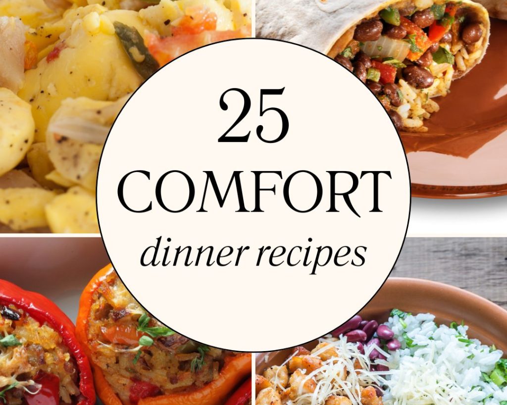 25 Comfort Family Dinner Recipes Pinterest Pin - featured image