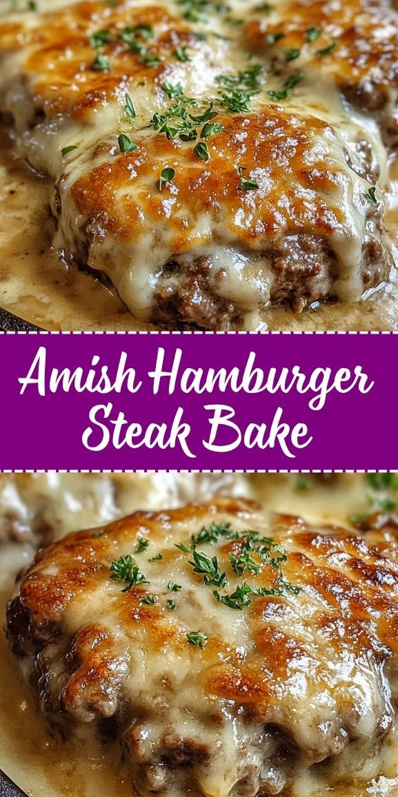 Amish Hamburger Steak Bake | Cooking with Hannah