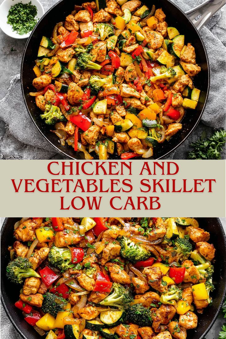 Chicken & Vegetables Skillet | Chicken Magic Recipes