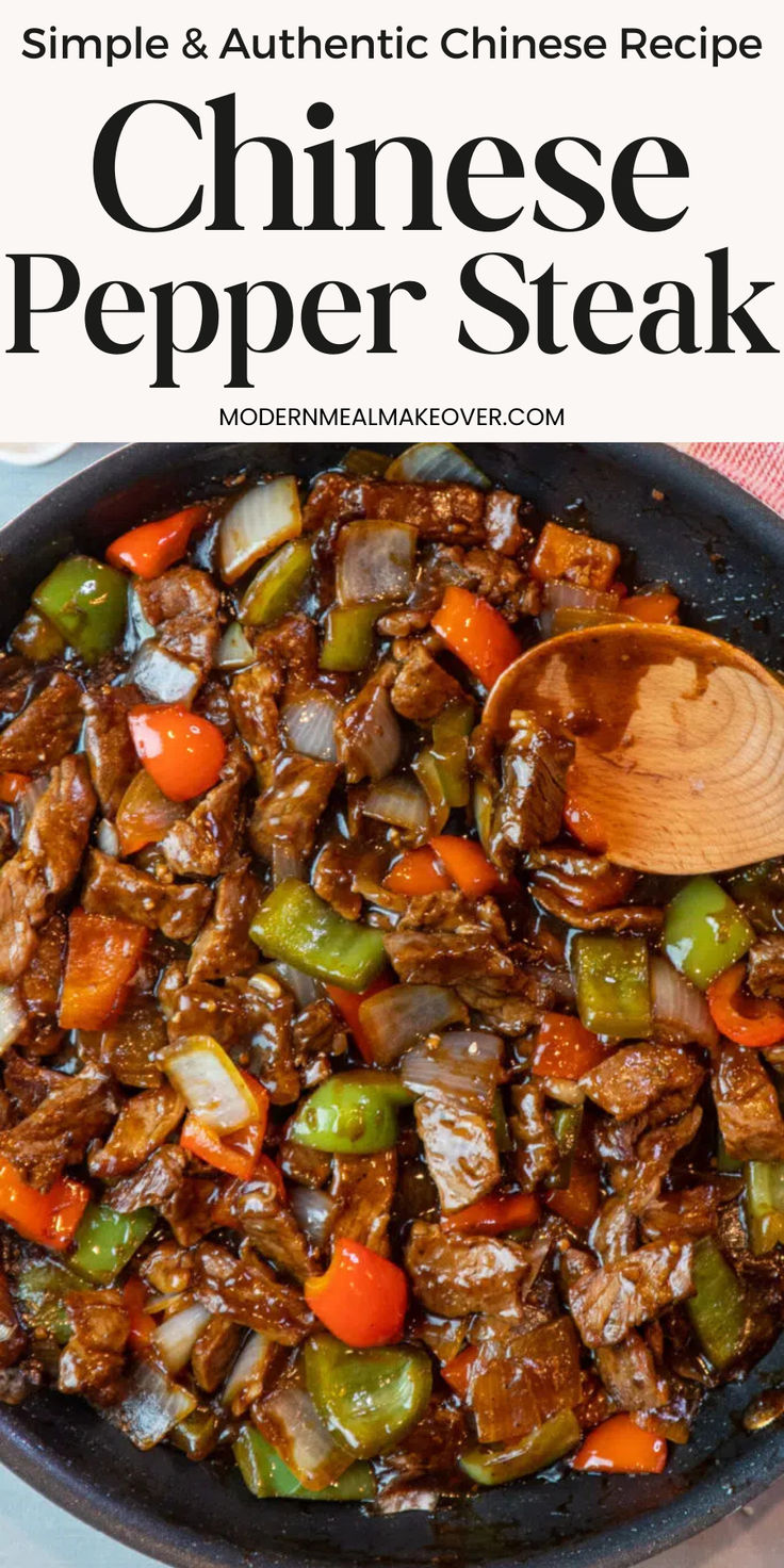 Easy Chinese Pepper Steak - Modern Meal Makeover