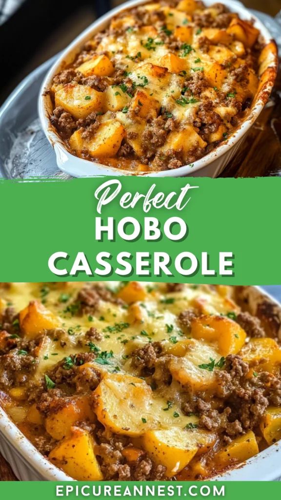 Hobo Casserole (Ground Beef Recipe)| Epicureannest