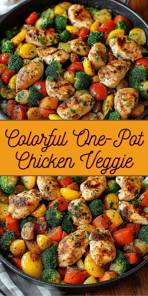One Pot Chicken and Veggie Skillet | Adaptogen Eats