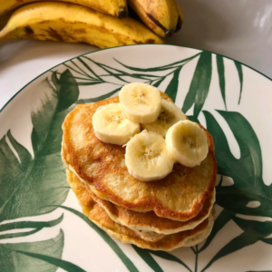 Banana Pancake using Pancake Mix - TheShyFoodBlogger - featured image