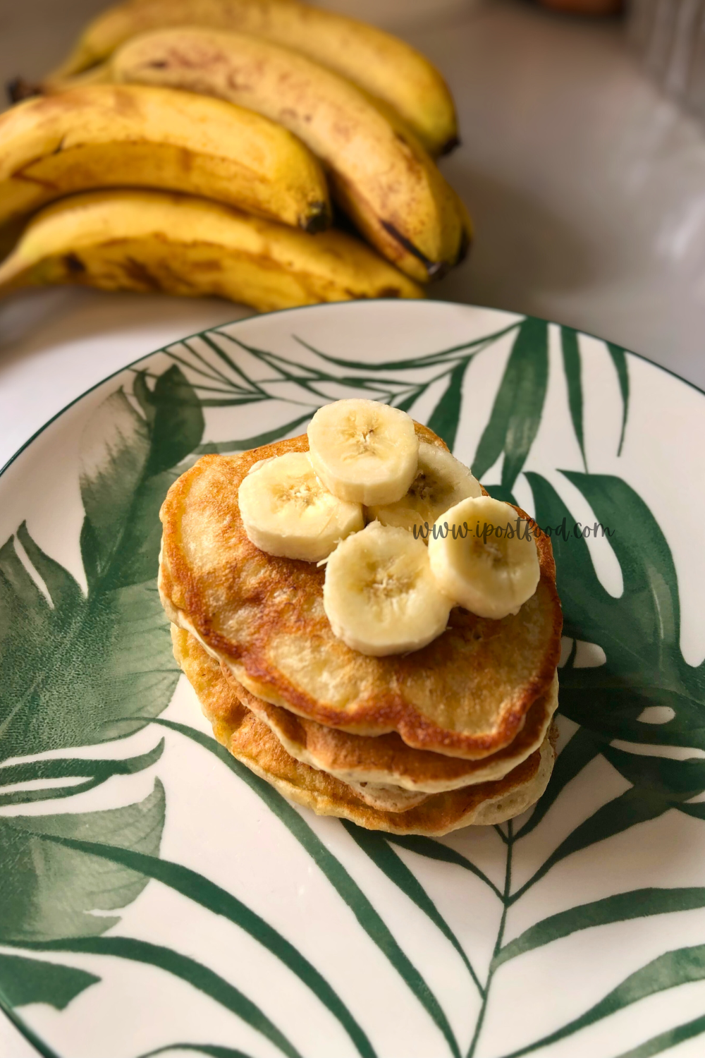 Banana Pancakes w/ pancake mix - TheShyFoodBlogger