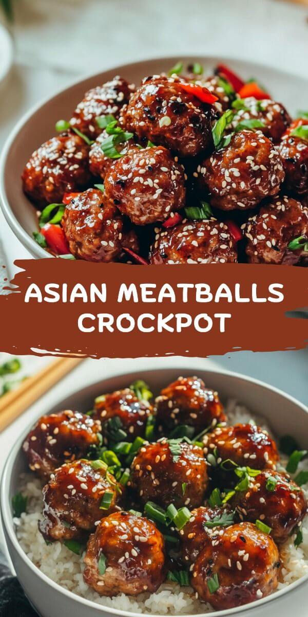 Asian Meatballs Crockpot Recipe - Freshmancook
