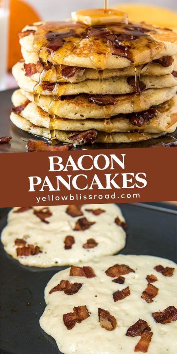 Bacon Pancakes - Yellow Bliss Road