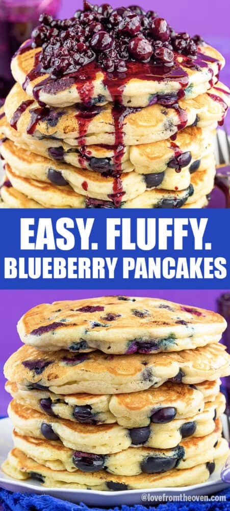Blueberry Pancakes - Love From The Oven