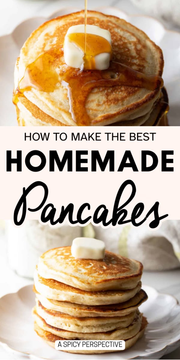 Easy Pancake Mix from Scratch - A Spicy Perspective - pancake recipes 