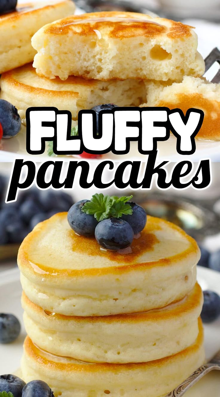Fluffy Pancakes - Kitchen Fun with My 3 Sons - pancake recipes 