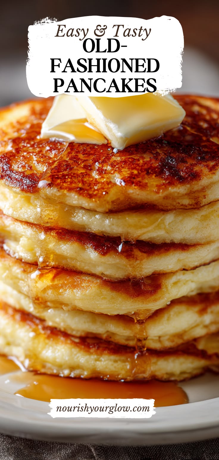 Old-Fashioned Pancakes - Nourish Your Glow - pancake recipes 