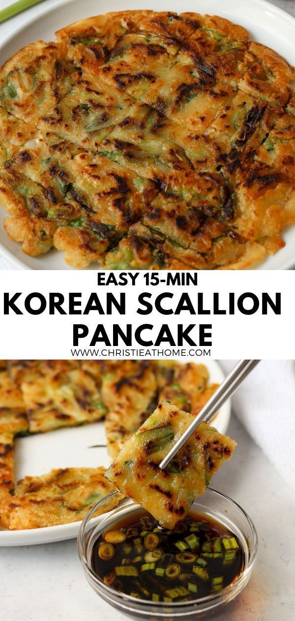 Pajeon (Korean Scallion Pancake) - Christie at Home -pancake recipes 