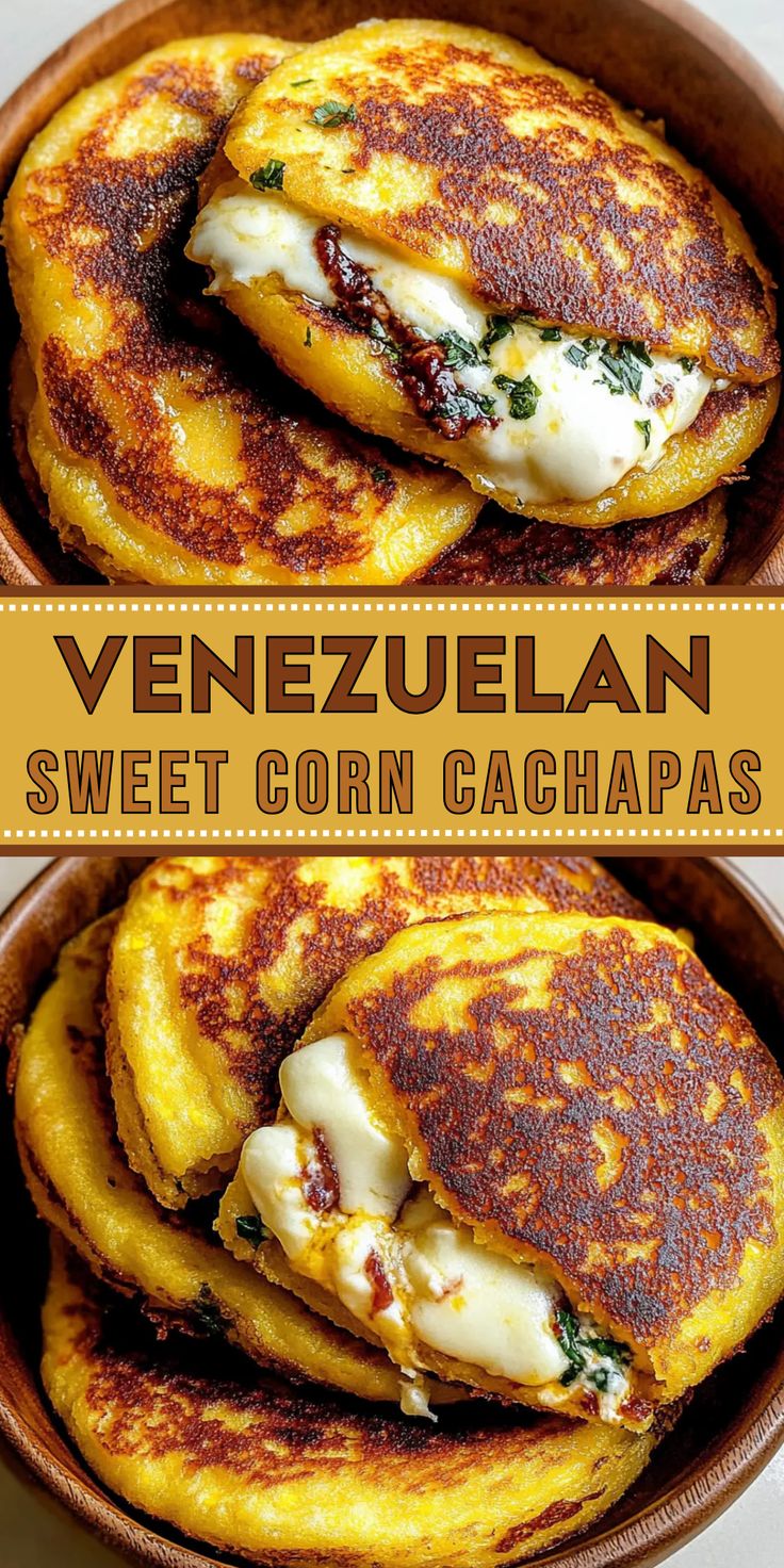 Tasty Venezuelan Sweet Corn Cachapas Street Food - YeRecipes