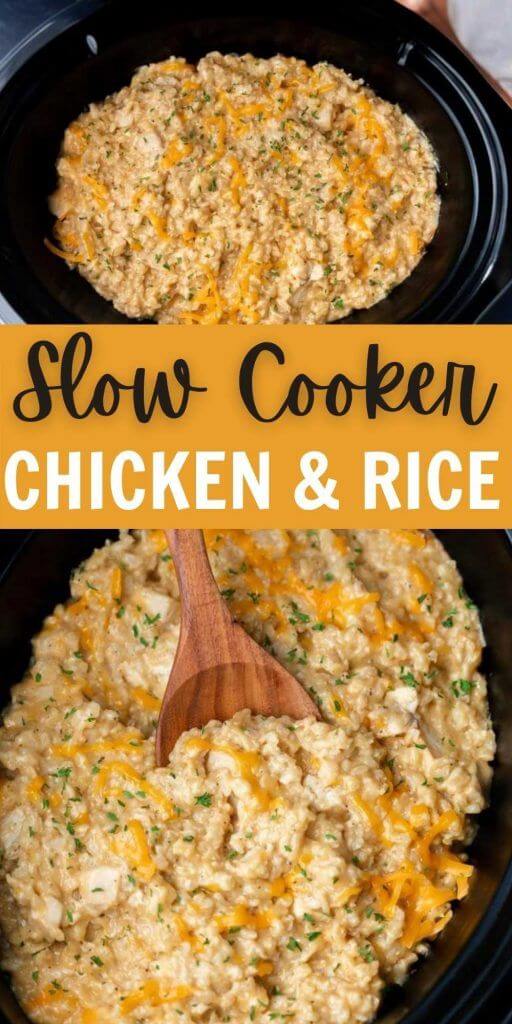 The Slow-Cooker Chicken and Rice - Eating on a Dime